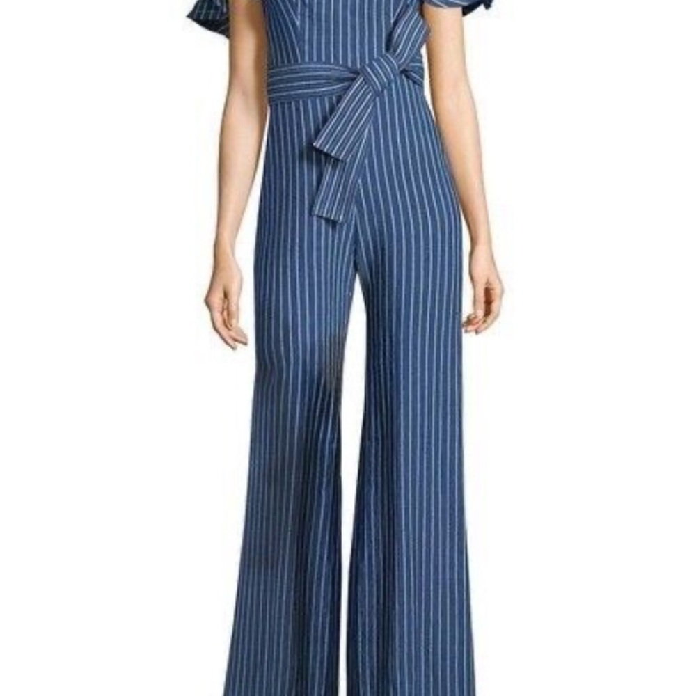 Alexis Blue Striped Jumpsuit